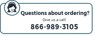 Questions about ordering? Call 866-989-3105