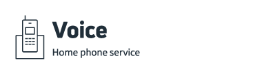 Voice home phone service